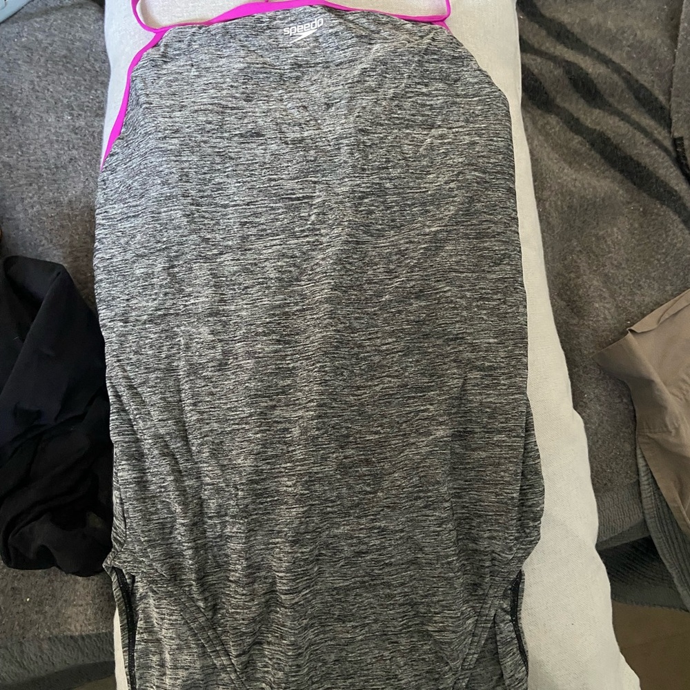 Speedo Black and Pink Swimwear